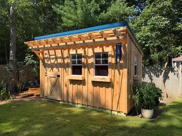 Custom 10x14 She Shed in Falmouth